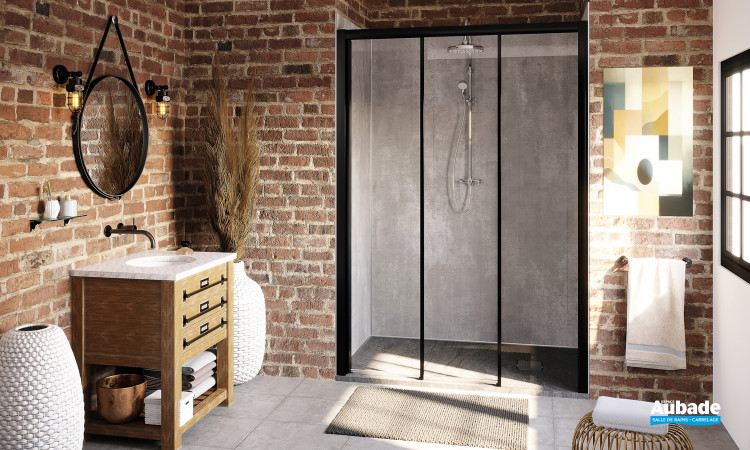 Paroi de douche sss Cariba CI D3R/L + CIFXP de Roth