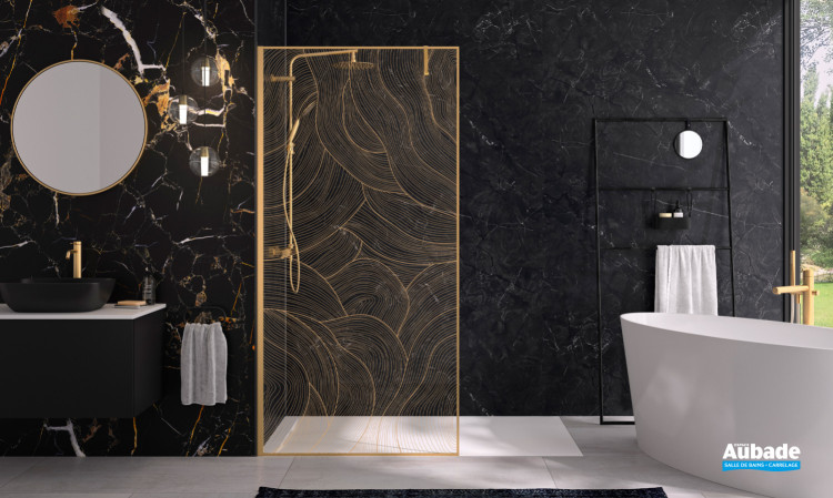 paroi douche solo eskisse or brosse de kinedo