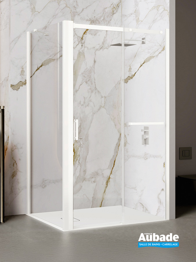 Paroi de douche Equi 2MS Blanc de Roth