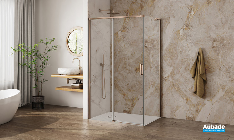 Porte coulissante Pastel Or rosé brossé de Roth