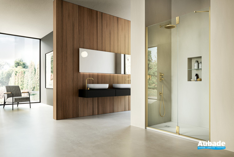 Paroi de douche Supersintesi de Vismara Vetro