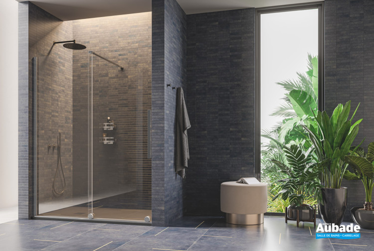 Paroi de douche coulissante Walk-In d’Inda