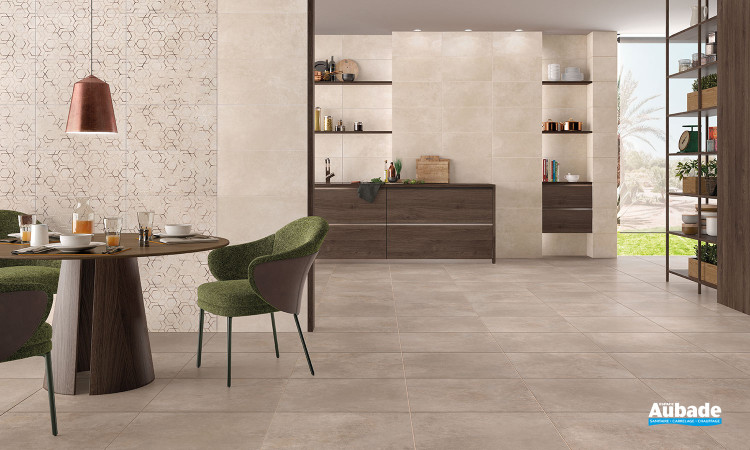 Collection Cloud par Pavigres en coloris Beige et Taupe et décor Beige