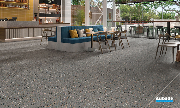 Collection Terrazzo par Pavigres en coloris Anthracite