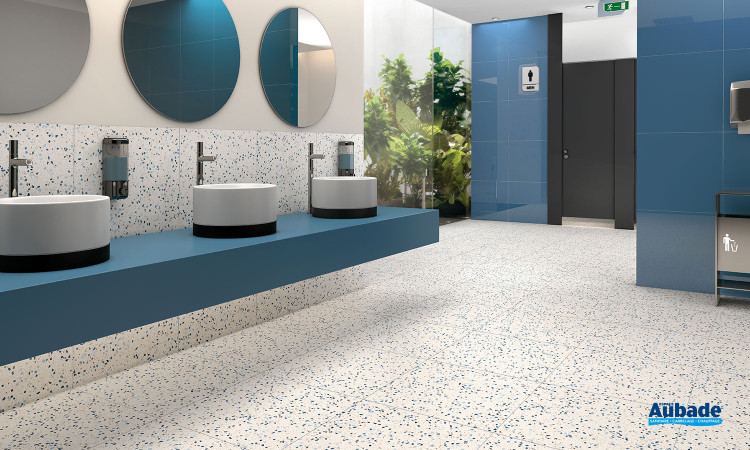 Collection Terrazzo par Pavigres en coloris Blue