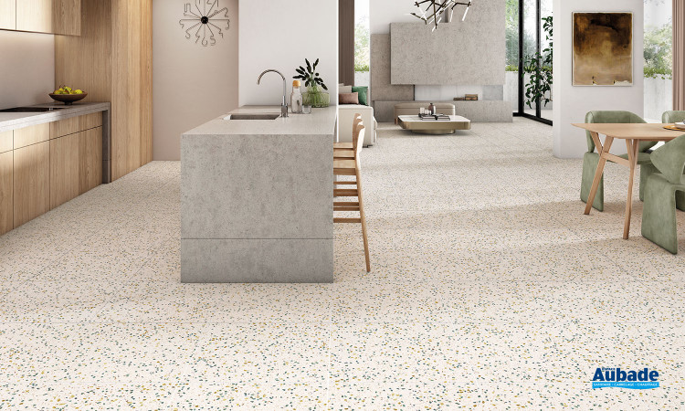 Collection Terrazzo par Pavigres en coloris Green