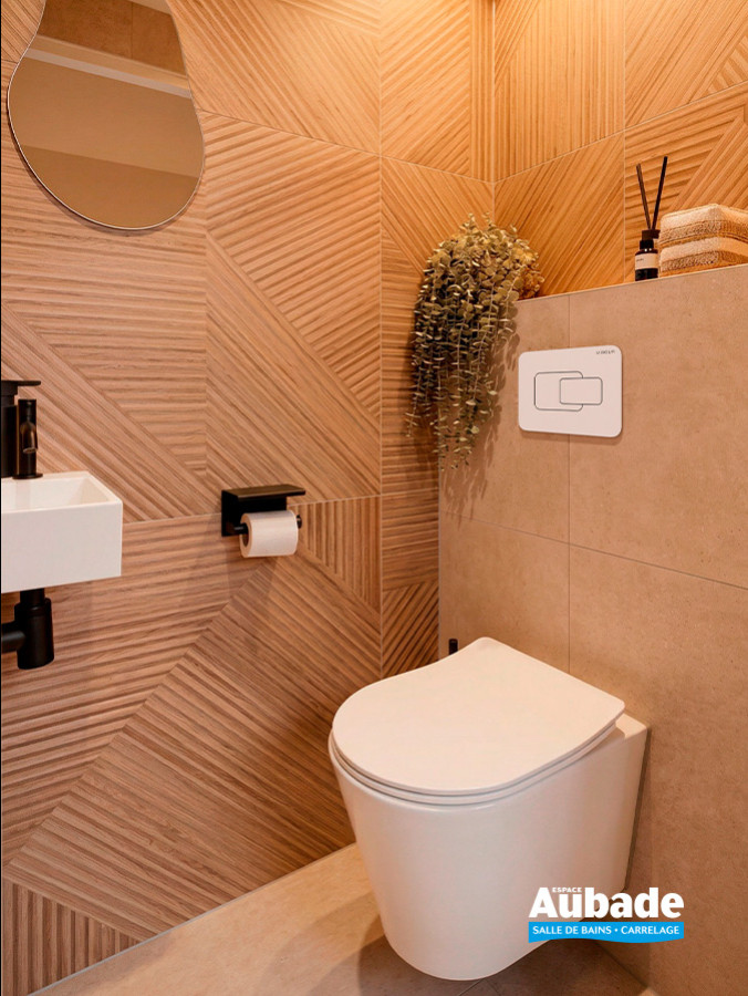 Plaque de commande Derby Style, modèle Circle de Vigour, coloris Blanc