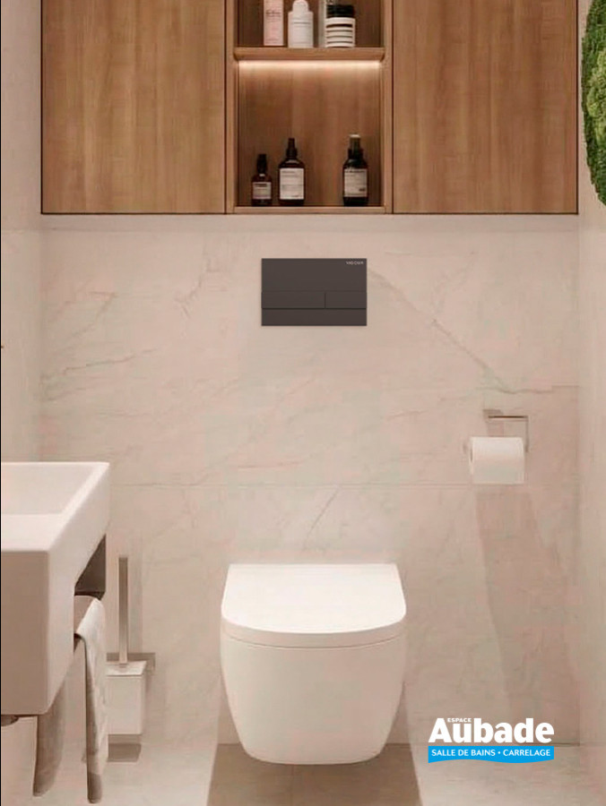 Plaque de commande Derby Style, modèle Element de Vigour, coloris Noir