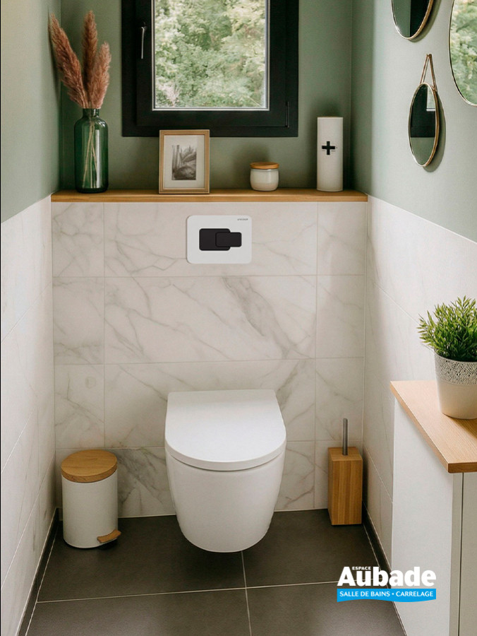 Plaque de commande Derby Style, modèle Ice de Vigour, coloris Anthracite