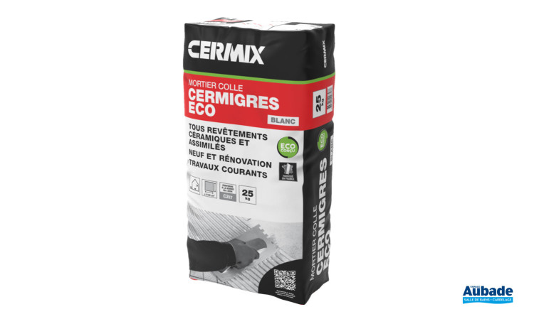 produits de mise en oeuvre cermigres eco blanc de cermix