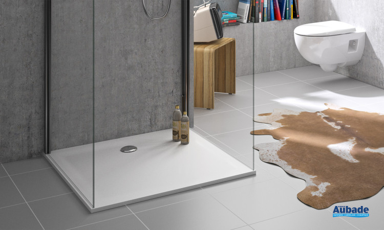 Receveur de douche Renova surélevé 90x90 cm 00717100000 Geberit