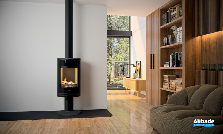 Poêle à bois Eiffel sur pied de Deville