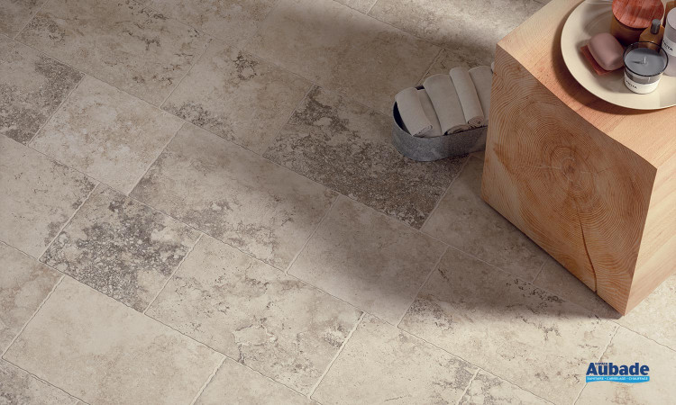 Collection Unique Travertine par Provenza en coloris Cream Ancient Brecciato Opus