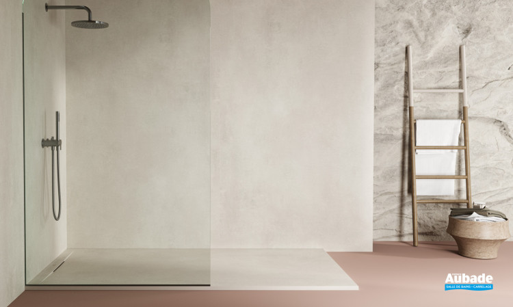 receveur douche zenon line core plus cream