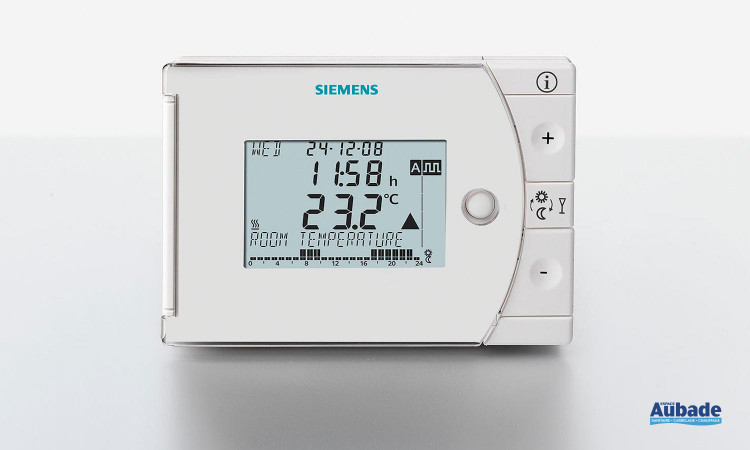 Thermostat d'ambiance REV13 Siemens programmable avec affichage numérique