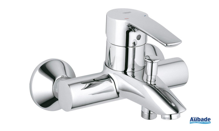 Mitigeur bain Eurostyle de Grohe avec butée économique