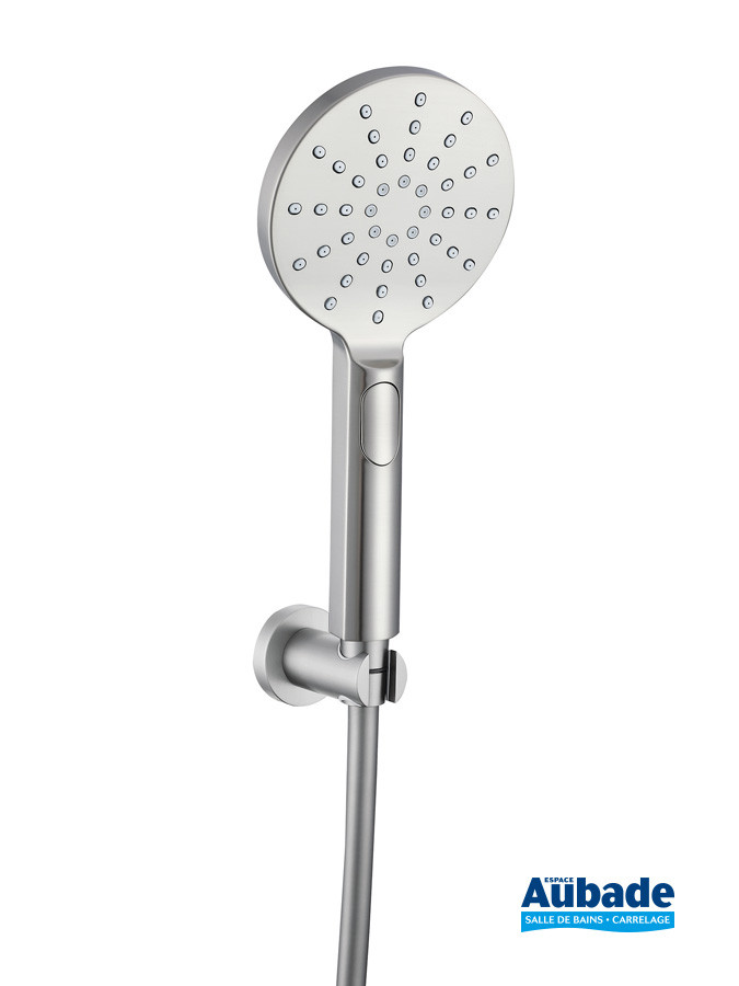 Kit douchette Inox Line finition Inox brossé de Aubade Création