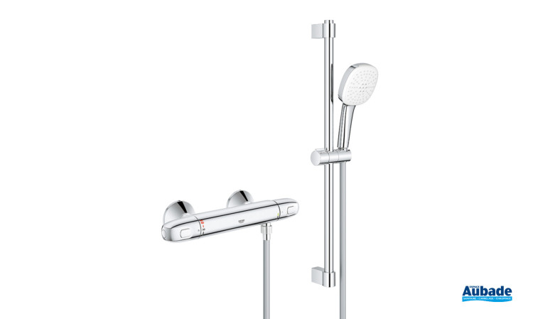 Ensemble de douche et barre 600 mm Grohtherm 1000 de Grohe