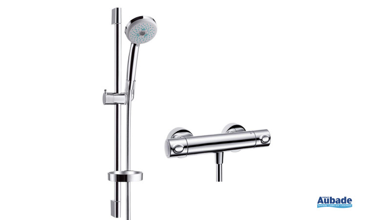 Douche complète avec barre, douchette, porte-savon Croma 100 Multi