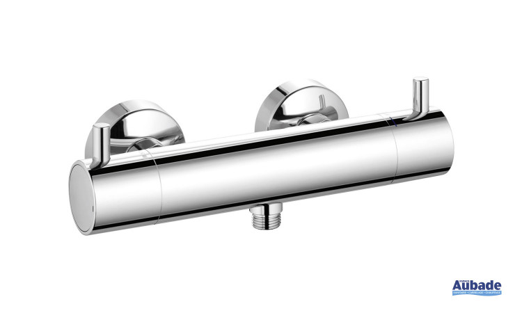 Mitigeur douche thermostatique New Bozz coloris chromé par Kludi