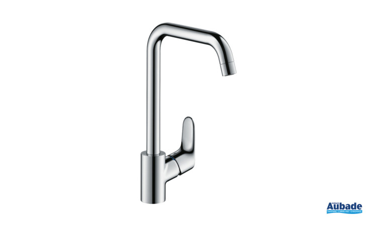 Robinet évier de cuisine Hansgrohe Focus bec haut chromé