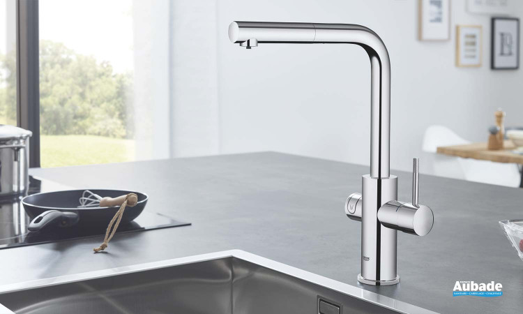 robinetterie evier grohe blue home