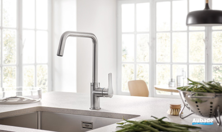 Mitigeur évier bec U Eurosmart de Grohe