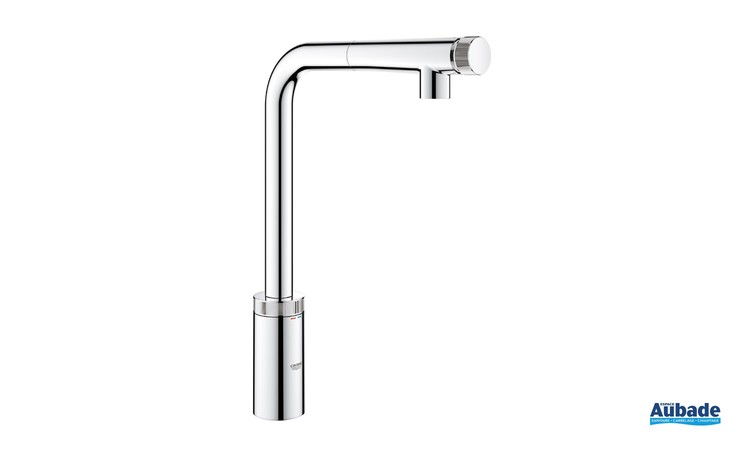 Mitigeur évier Minta SmartControl finition chromé de Grohe