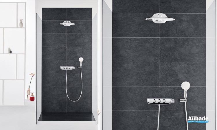 Colonne de douche Grohe SmartControl semi-encastré