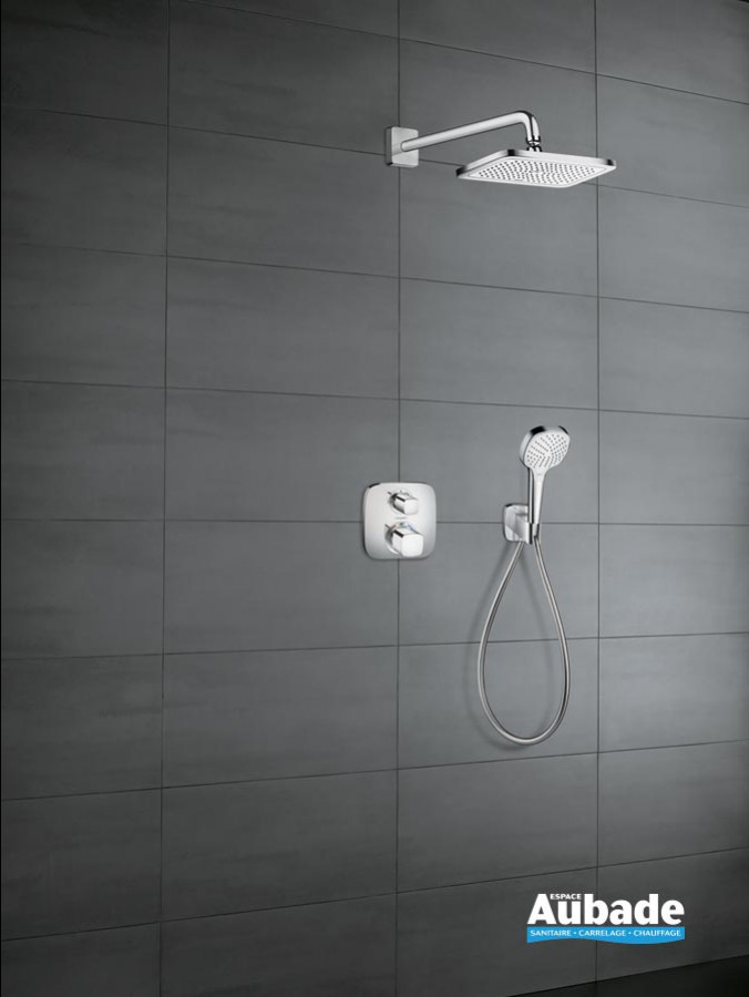 Ensemble de douche encastrée Croma E 280 / Ecostat E de Hansgrohe 