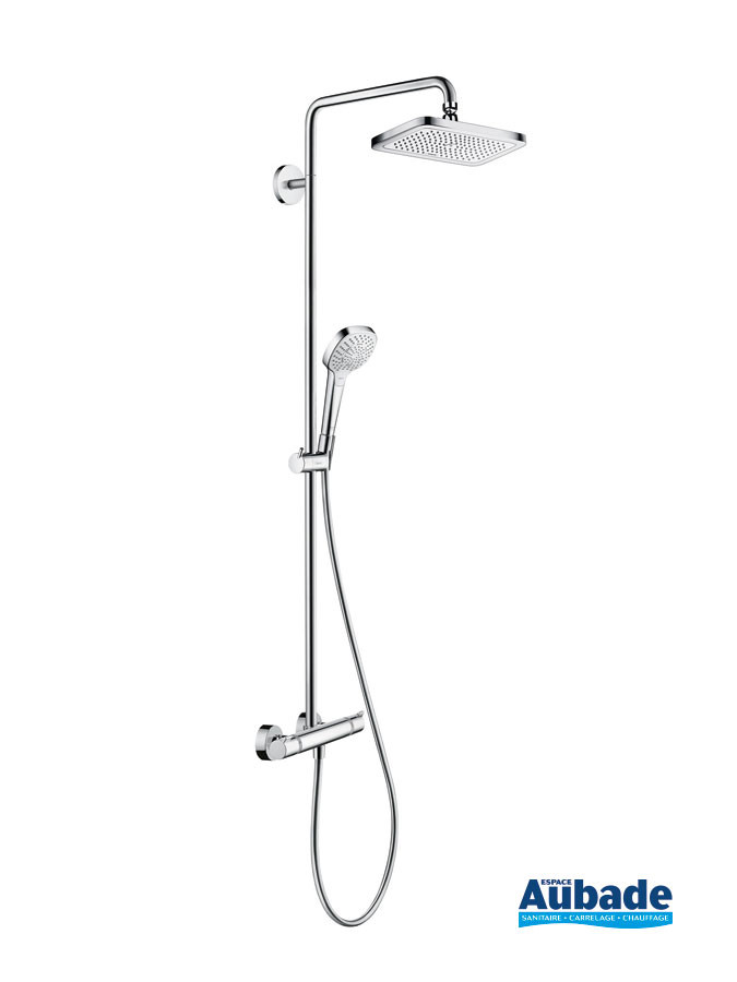 Colonne de douche Showerpipe 280 softcube avec mitigeur thermostatique de la marque Hansgrohe