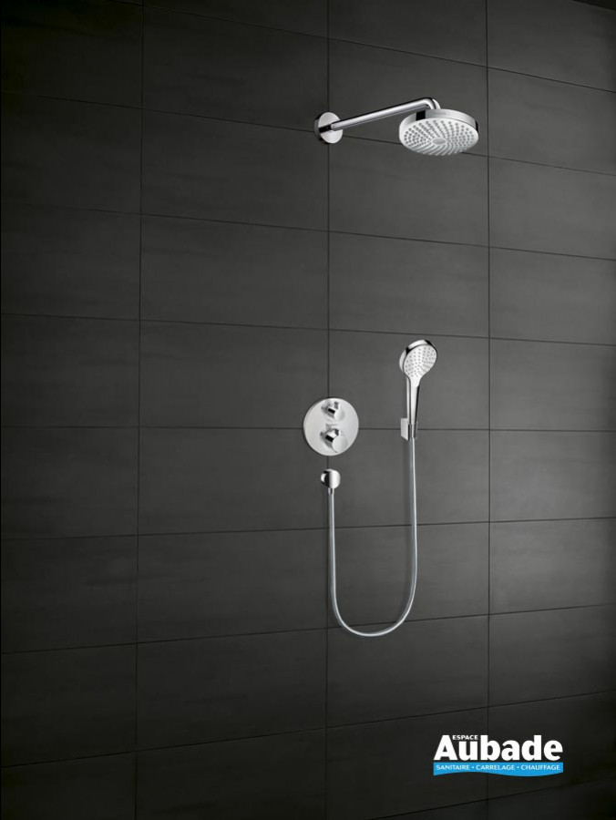 Ensemble de douche encastrée Croma Select S 180 / Ecostat E de Hansgrohe