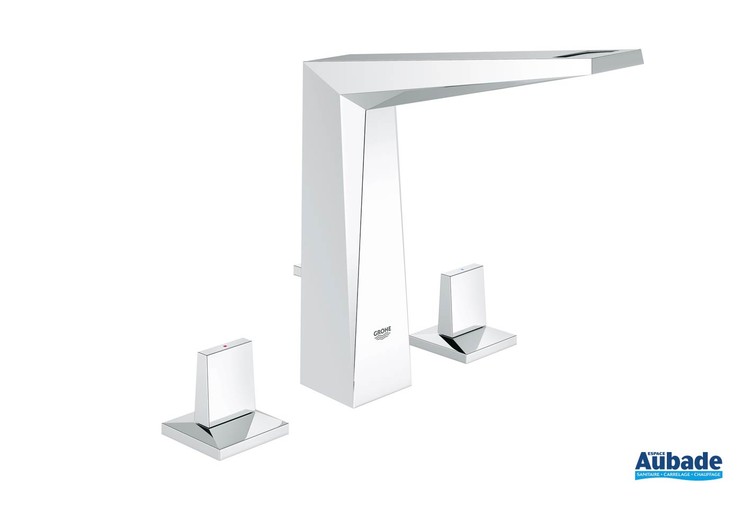 Mélangeur lavabo 3 trous chromé taille M Allure Brilliant de Grohe