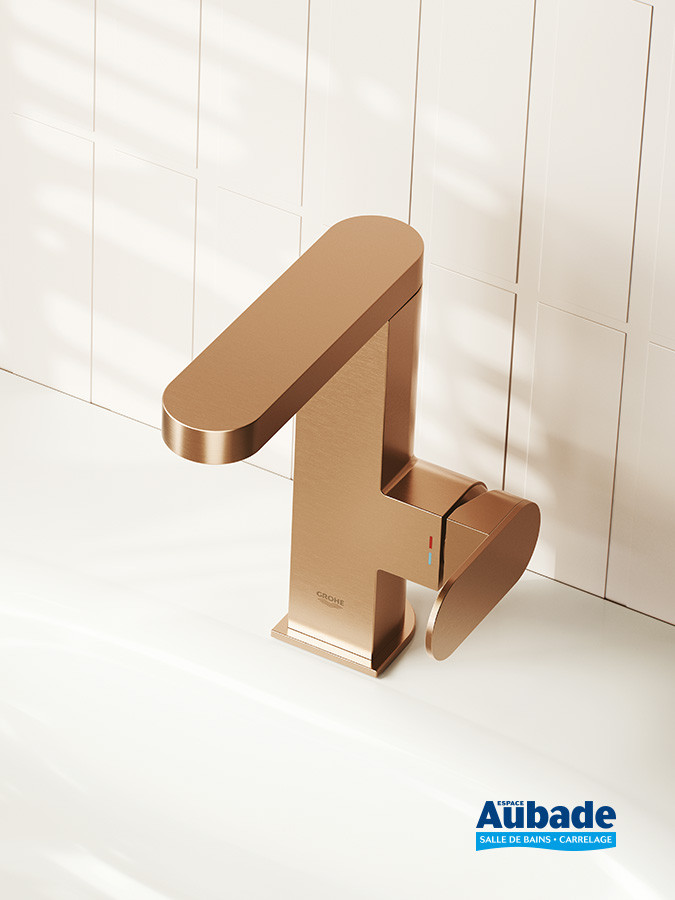 Mitigeur lavabo Grohe Plus taille M Warm Sunset brossé de Grohe