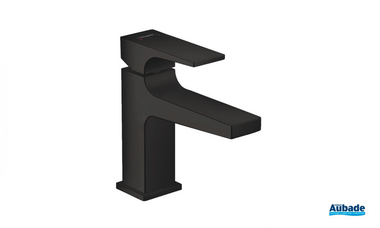 Mitigeur lavabo Select 100 bec long noir mat de Hansgrohe