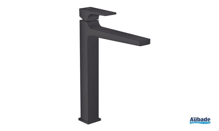 Mitigeur lavabo Metropol 260 de Hansgrohe en coloirs noir mat