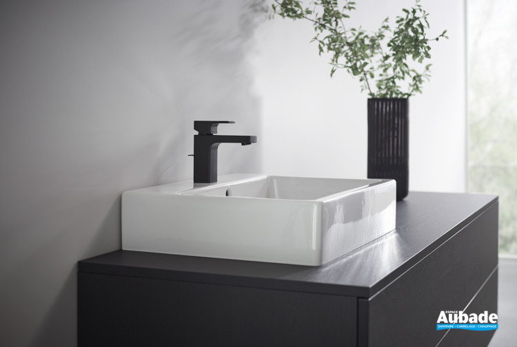 Mitigeur lavabo 100 Vernis Shape Noir mat de Hansgrohe