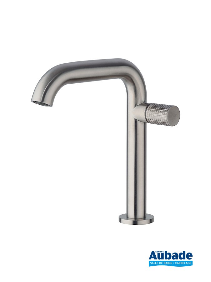 Mitigeur de lavabo medium One Piece finition inox brossé de Paini