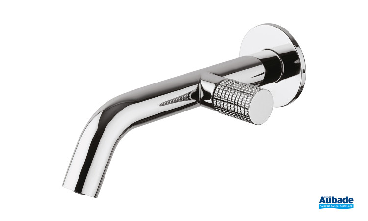 Mitigeur de lavabo mural chromé One Piece de Paini