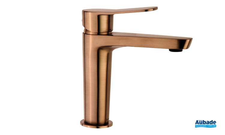 Mitigeur lavabo bas Caledonia de Ramon Soler finition Cuivre