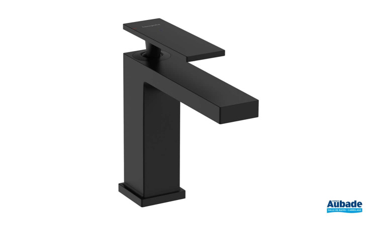 Mitigeurs de lavabo Tecturis E finition Noir mat de Hansgrohe