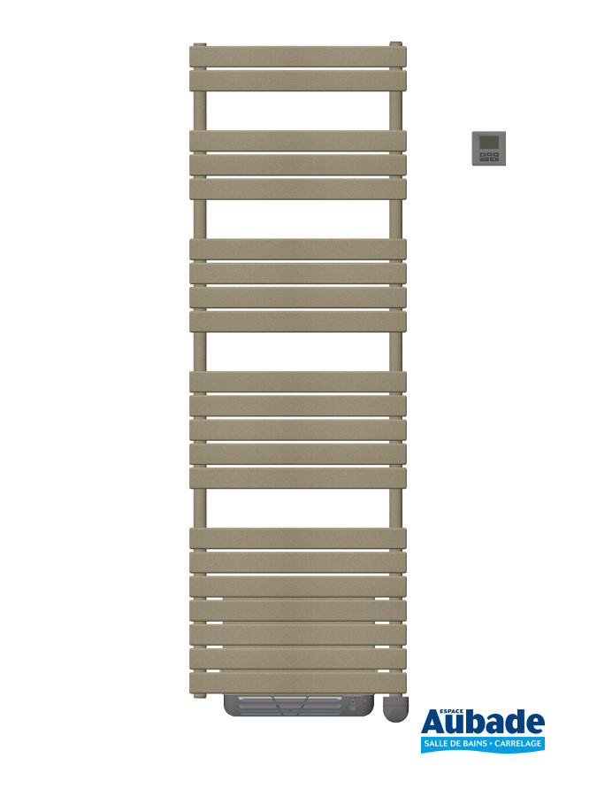 Sèche serviette Alma version électrique + soufflerie coloris Quartz 2 d'Irsap