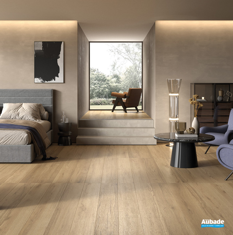Carrelage Amboise par Sélection Audabe format 20 x 150 cm en coloris Miele