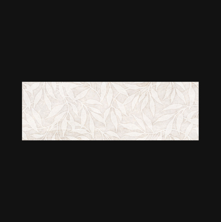 Décor Rose par Sélection Audabe format 30 x 90 cm en coloris Laurier gris