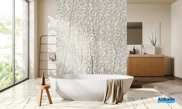Collection lichen par Settecento en coloris Rainforest et décor Foliage