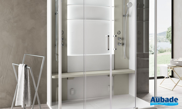 Cabine de douche Skill dual par Novellini