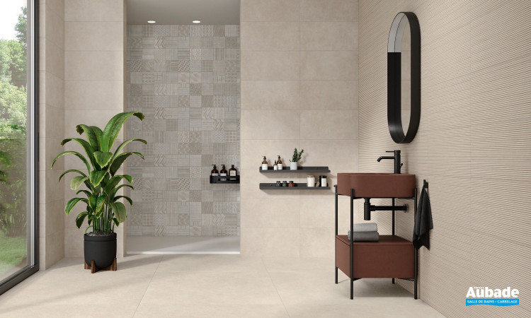 Collection Pursue par STN Ceramica en coloris Greige et décor Warm