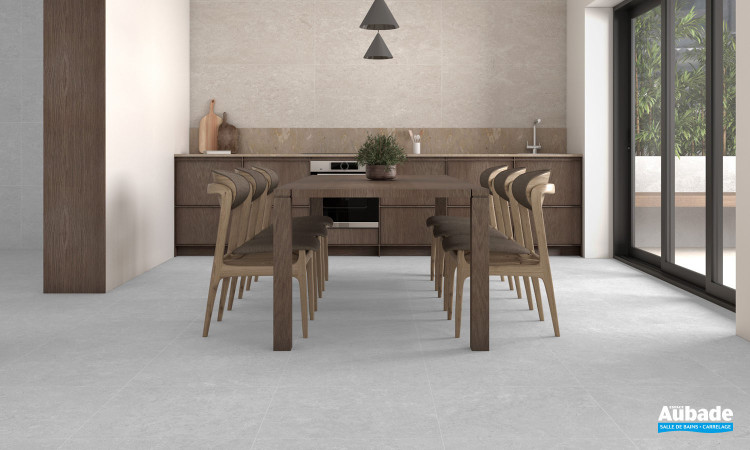 Collection Borga par Tau Ceramica en coloris Silver