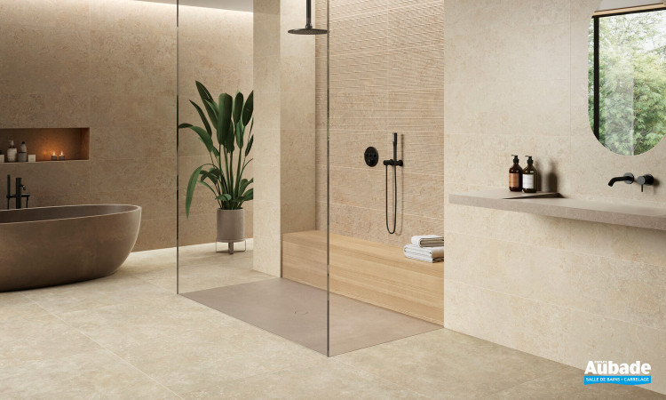 Collection Cambria par Tau ceramica en coloris Sand
