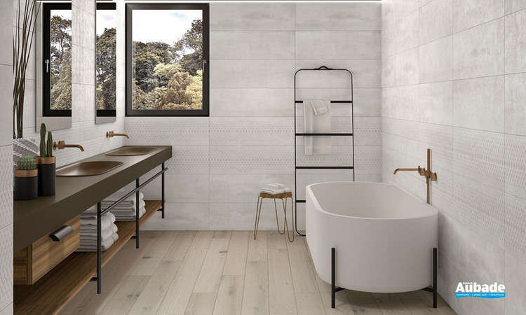 Collection Channel par Tau Ceramica en coloris White